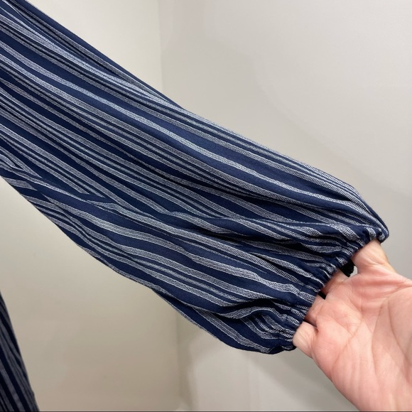 Madewell x Christy Dawn Bonnie Striped Mini Dress Size M Blue - Picture 8 of 14